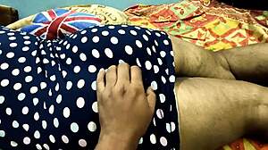 Desi Milf Chikki Bhabi's Big Tits Massaged Before Hard Fucking