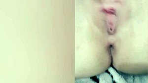 Ayumi enjoys some private time while smoking a cigarette