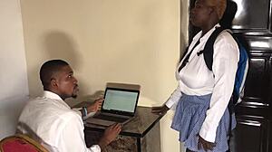 Corrupt Teacher Intensely Fucks Her Sex-Starved BBW Student Hard