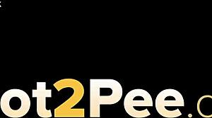 damn, i caught this pretty girl peeing outdoors