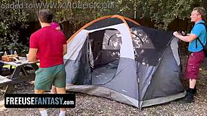 foursome sharing girlfriend outdoors freeuse fantasy