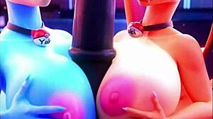 charizard pokemon compilation with blowjob and big tits