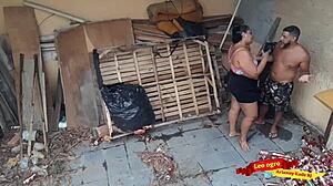 Chubby Latina Gives Ass to Brother-in-Law in Abandoned House!