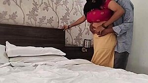 in this homemade video, a desi village bhabhi has hardcore sex with her devar. he licks her pussy after doggystyle fucking