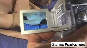 i'm getting so turned on as brunette pornstar gianna michaels takes that hardcore fucking on the bed with big tits bouncing