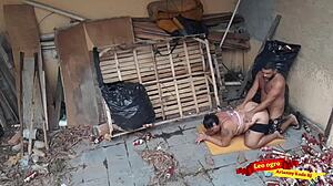 Chubby Latina Gives Ass to Brother-in-Law in Abandoned House!