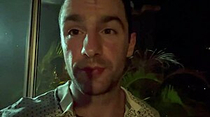 Does this black babe take anal creampie from big white cock?