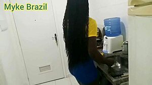 fernanda chocolate goes to myke brazil's house to watch the world cup game and see the result