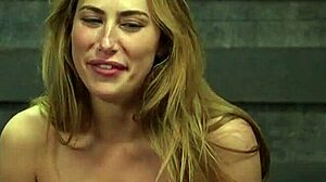 Gagged Blonde Throat Fucked