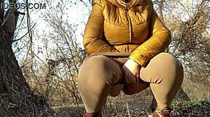 The mature mother-in-law's curvy body in roleplay.