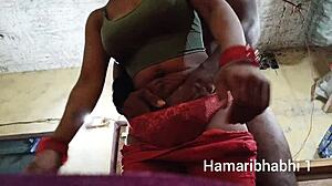 big boobs indian village wife hot sex in tight leggings