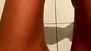 Blonde Wife Masturbates in Lingerie While Parents Are Away