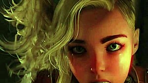 Bound Gemma Smithy Trains Blowjob Skills