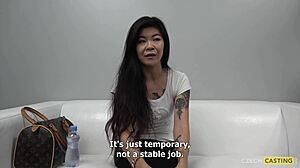 Akasha Coliun Czech Casting Girl Asian