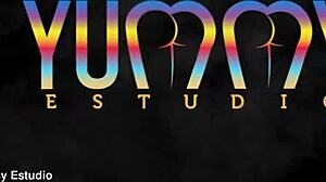 टिनी स्लट ब्रेनी जो फाइव बिग स्टड्स के साथ डीएपी डीपी फक करती है