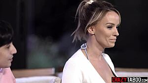 Pristine Edge Fucks Stepson's Massive Hard Cock