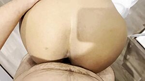 she caught me by surprise and sat on my lap with her big ass