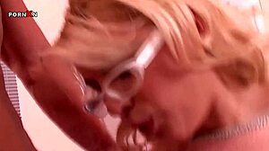 Blonde Hottie Riding Cock Hard