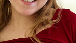 erin with big boobs bounces and masturbates in bed