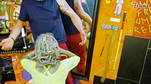 Pornstar Tattoo Artist Gets Assfucked by Customer for Anal ATM Facial