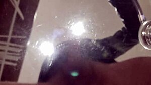 Male Ass and Huge Cock Up Close on Transparent Chair Contrasts with Bedroom Teasing and Panties Sniffing