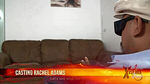 Horny Brunette Passes Casting By Taking A Huge Cock