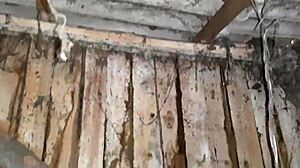 our autumn romantic sex in a hut - lesbian illusion girls with passionate pussy, cum, orgasm, brunette pov, masturbation