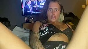 Horny emo 18 year old fucks solo with big tits and ass!