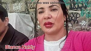 african beauty with big clit gets creampie from monster cock on public beach