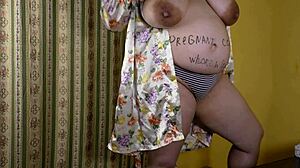 Cheating Wife's Pussy Creampied in Cuckold Threesome Session