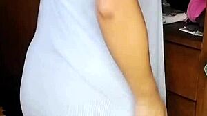 Look at this leaked video of the Argentine teacher masturbating in lingerie publicly