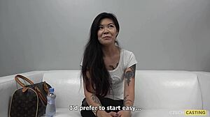 Akasha Coliun Czech Casting Girl Asian
