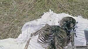 Man, that thing from the lake is still hungry for some wild 69 action with these babes and their big tits