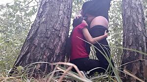 We Hid Under A Tree From The Rain And We Had Sex To Keep Warm - Lesbian Illusion Girls