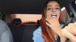 Motorista Pegs Masturbating Passenger in Car