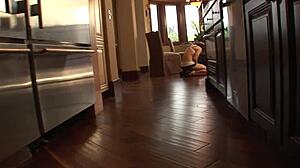 katie st yves shows off her phat ass in this interracial scene