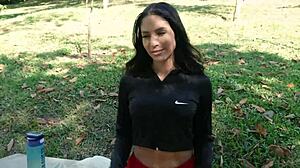 Ashley Sanz Invites Me To Fuck Her Ass!