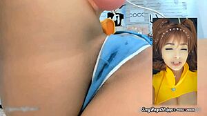 Diane Cosplays And Masturbates To A Wet Panties Orgasm!