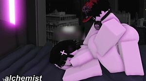 Whore fucked in new condo with big tits goth