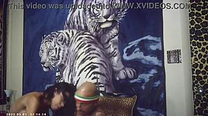 Big-Breasted Brunette Babe Gets Pounded By Italian In Her First Porn Video.