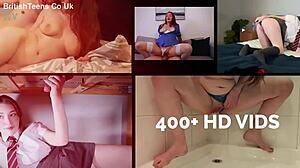 Spanish milf makes herself cum hard with fingers in foreplay