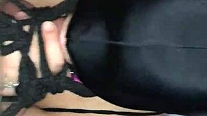 sucking on a lollipop