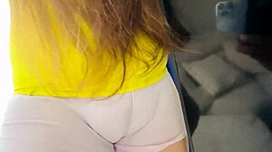 Slutty Latina Wife Seduces Lovers with Huge Cameltoe