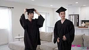 Crystal Rush And Suki Sin In Stepmom Swap Graduation Fuck