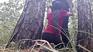 We Hid Under A Tree From The Rain And We Had Sex To Keep Warm - Lesbian Illusion Girls