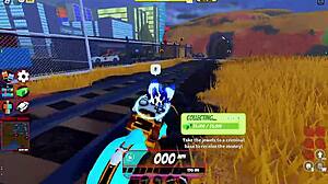 I give cop blowjob in Roblox Jailbreak gameplay.