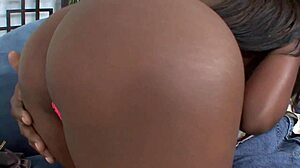 Hot Ebony Rips Clothes For Rough Big Black Cock Fuck