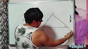 13 Sexual Math to Know Your Area X with Asian Student and Teacher in Bedroom