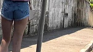 Bold Stranger Boldly Masturbates In Public Outdoor Area, Oh No!
