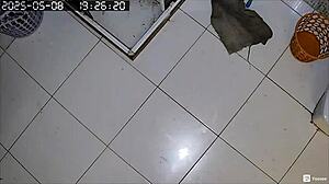 Hidden Camera Captures Busty Brazilian Neighbor Shaving Her Huge Pussy In The Bath